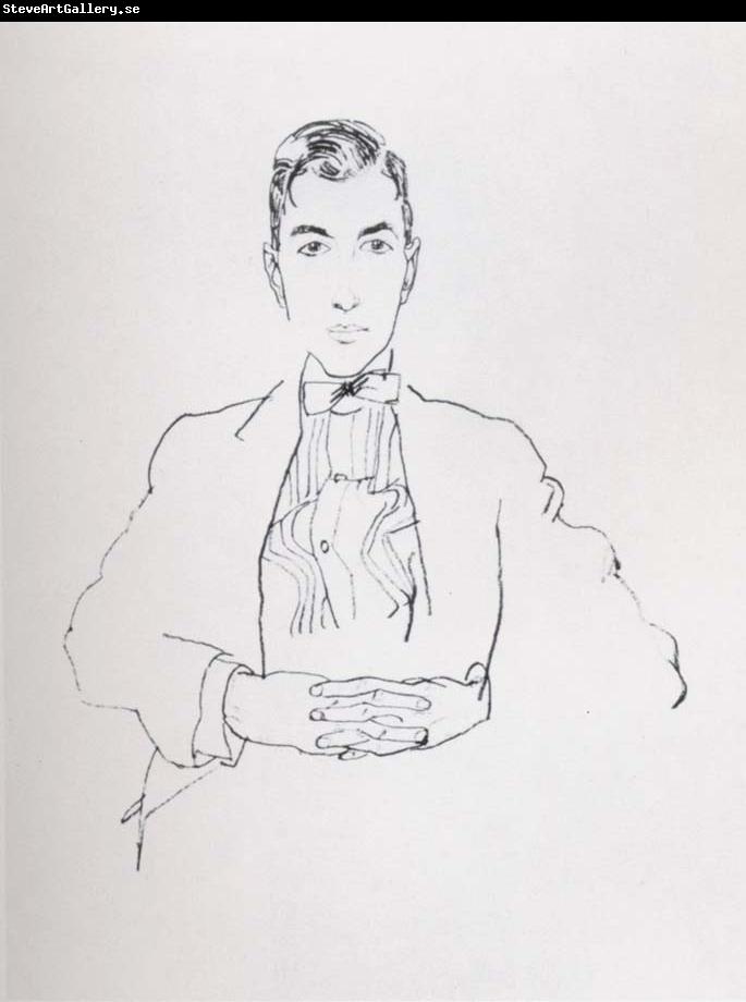 Egon Schiele Portrait of erich lederer
